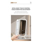 White Professional LED Vanity Mirror - 3 Color Lights, Stepless Dimming & Adjustable Rotating Stand, USB-C Rechargeable
