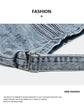 Grey Retro Washed Denim Hobo Bag - Large Capacity Shoulder & Crossbody Tote for Casual Everyday & Commute