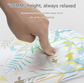 White Ergonomic Mouse Pad with 3D Silicone Gel Wrist Rest - Stylish Comfort & Support for Office & Home