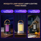 USB Rechargeable Dark Blue Portable 3-in-1 Electric Mosquito Zapper Lamp - UV Bug Killer, Warm Night Light & Bright Lantern