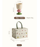 Red Whimsical Watermelon Stem Ceramic Goblet - 150ml Hand-Painted Watermelon Design, Unique Coffee & Drinkware Gift with Box