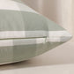 Green Solid Color Set of 2 Decorative Cushion Covers - 45x45cm, Soft Polyester (Inserts Not Included)