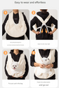 Beige Soft Quilted Pet Carrier Backpack - Front Pack for Small Dogs & Cats (Up to 6kg) | Secure X-Straps, Breathable Design