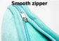 Pink 2-in-1 Plush Travel Blanket & Pillow Set - Soft Flannel with Luggage Strap & Carabiner (50x60in)