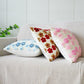 Green and Yellow Charming 3D Floral Plush Cushion Covers - Set of 4, 45x45cm Soft Faux Lambswool Pillowcases for Sofa & Bed Decor