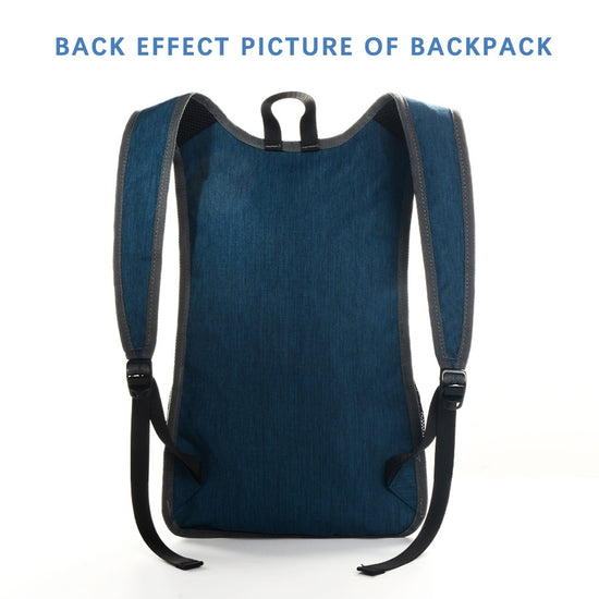 Black Ultra Lightweight Packable Backpack - Foldable Daypack for Hiking & Travel