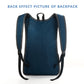 Black Ultra Lightweight Packable Backpack - Foldable Daypack for Hiking & Travel