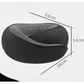 Black Ergonomic Memory Foam Travel Neck Pillow - U-Shaped Support for Naps & Journeys