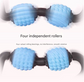 Purple Set of 2 Foam Roller Ring Leg Massagers - Muscle Relief & Circulation Tool