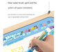 Dinosaur Land Giant Aqua Magic Doodle Mat 100x80cm - Mess-Free Reusable Water Drawing Pad for Creative Kids