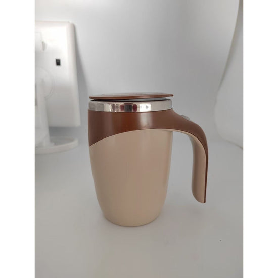 Coffee USB Rechargeable Automatic Stirring Mug - 320ml, Magnetic Mixing Coffee Cup, 12x11x15cm