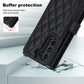 Galaxy Z Fold3 Multi-Functional Leather Wallet Case for Samsung Z Fold Series - Crossbody with Pen Slot, Quilted Design