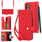 Galaxy Z Fold6 Multi-Functional Leather Wallet Case for Samsung Z Fold Series - Crossbody with Pen Slot, Quilted Design