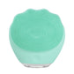Green Electric Silicone Facial Cleanser - All-Around Vibration Massage Face Cleaning Device
