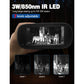 Black 4K Portable Digital Night Vision Binoculars - HD Photo & Video Infrared Scope