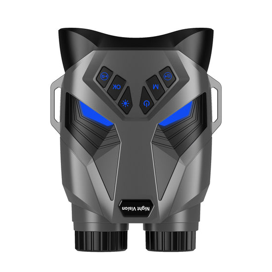 Grey 4K Portable Digital Night Vision Binoculars - HD Photo & Video Infrared Scope