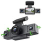 3-Inch HD 1080P Dash Cam - Front, Rear, and Left Recording, 19x12x8cm