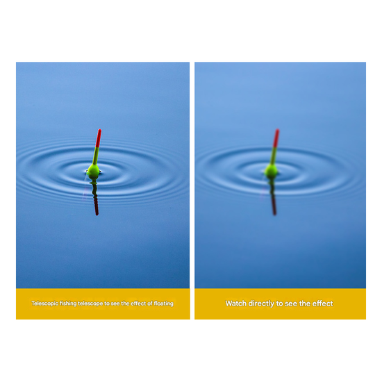 10x Telescope + Red Polarised + Grey Polarised Lens 10x HD Fishing Binocular Glasses - Polarized Zoom for Float Watching