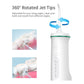 White Home Electric Oral Irrigator - Portable Water Flosser for Teeth Cleaning