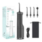 Black Home Electric Oral Irrigator - Portable Water Flosser for Teeth Cleaning
