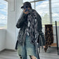 Brown Leopard Luxurious Thick Faux Cashmere Knitted Shawl - Versatile 55 x 210 cm Winter Scarf