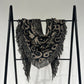 Brown Luxurious Fringe Wool and Lambswool Scarf for Women - Thick Warm 60 x 170 cm Shawl