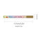 Blue 0.7mm Nail Art Doodle Pen 12 Sticks- Single Color Acrylic Marker for Nail Design, No-Bake