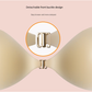 Size M [B cup] Two Pairs Light Skin Colour Heart-Shaped Silicone Breast Sticker - Thin Invisible Push-Up for Small Chest Enhancement