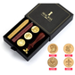 Black Box 2-Piece Retro Sealing Wax Stamp Set - 11.3 x 11.3 x 3.6 cm DIY Gift Box Kit for Handmade Crafts