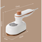 White Mini Handheld Steam Iron - Portable Garment Steamer
