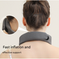 Remote Control Grey Multi-Mode Cervical Traction Neck Massager with Heat Therapy