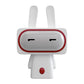 Squinting Cute Bobi Rabbit LED Night Light for Kids - USB Rechargeable