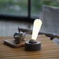 Grey Vintage Toggle Rechargeable Night Light - Minimalist Bedside Ambiance