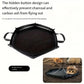 64cm Hexagonal Double-Sided Silicone Fireproof Mat for BBQ and Camping