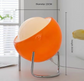 25cm Orange Creamy-Style Table Lamp with 3-Color Dimming - USB