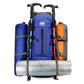 Orange Nylon Hiking Backpack - Multifunctional Outdoor Sports Bag