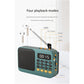 Portable Digital Music Player & FM Radio,4 Playback Modes, LED Flashlight(Gray)