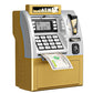 Kids ATM Savings Bank - Electronic Piggy Bank with Debit Card, PIN(Gold)