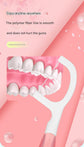 4-in-1 Disposable Travel Toothbrush with Flavor Burst Bead(Green plum green tea flavor)