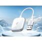 2-in-1 Wireless CarPlay & Android Auto Adapter - Plug & Play Dongle for Cars(Applicable to iPhone-White)