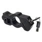 Motorcycle & Scooter Handlebar Grip Lock - Anti-Theft Brake Lever Lock(black)