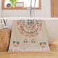 Premium Cartoon Animal Print Gauze Bath Towel - 70x140cm, Soft, Absorbent(Big round flower 70*140)