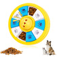 Interactive Dog Puzzle Feeder Toy - Slow Feeder for IQ Training & Mental Stimulation(yellow)