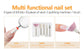 Portable Electric Nail Drill Pen Kit - USB-C Rechargeable, 3-Speed, High Torque, Low Heat(white)