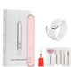 Portable Electric Nail Drill Pen Kit - USB-C Rechargeable, 3-Speed, High Torque, Low Heat(Pink)