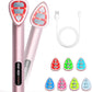 7-in-1 LED Facial Therapy Wand with 180 Rotatable Head & 42C Constant Temperature(black)