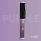Cordless Hair Straightener Comb - 4 Temperature Settings, USB-C, PTC Heating(purple)