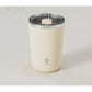 Mini Portable Electric Self-Stirring Mug - USB-C Rechargeable, 4-Hour Use, Stainless Steel (Beige)