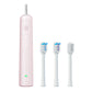 Electric Toothbrush with Ultra-Soft Gum Guard Brush Heads - IPX7 Waterproof, Ergonomic Design(pink)
