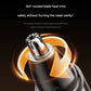 Electric Nose & Ear Hair Trimmer - USB-C Rechargeable, LED Display, Washable 360deg Head, Low Noise(black)